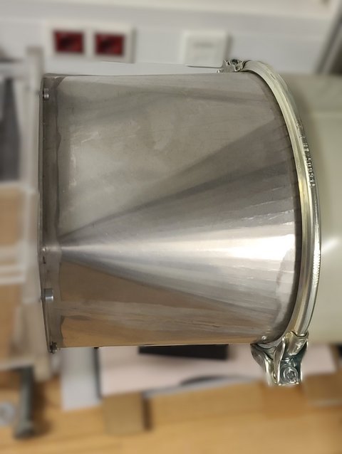 Zwischenstück für den ModellwindkanalFak. Maschinenbau - IKAMProf. Klinge (öffnet Vergrößerung des Bildes)