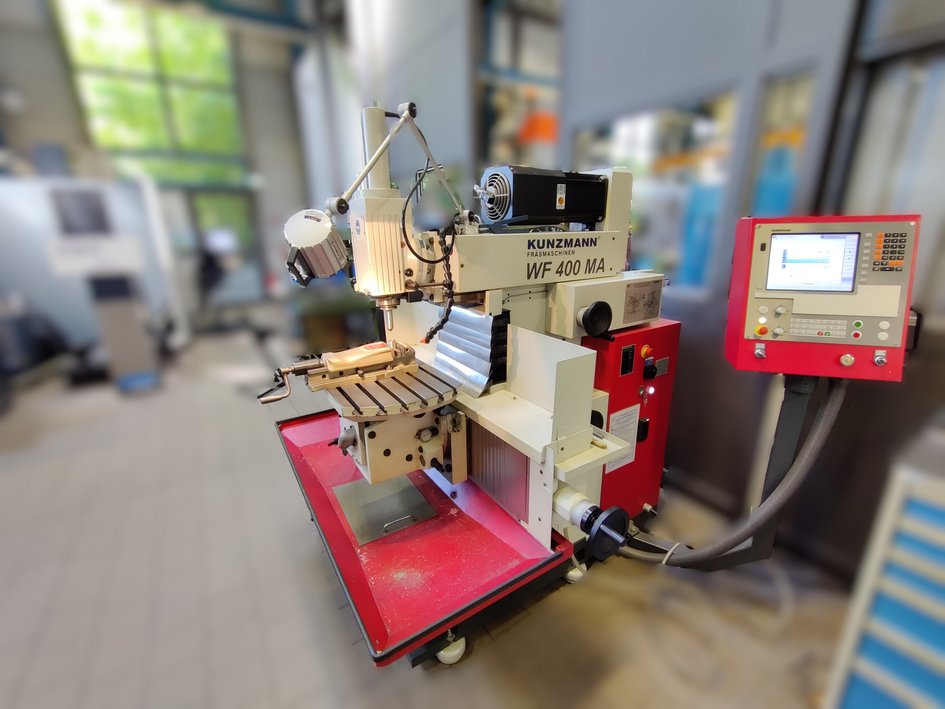KUNZMANN WF 400MA Konventionelle-Fräsmaschine (öffnet Vergrößerung des Bildes)
