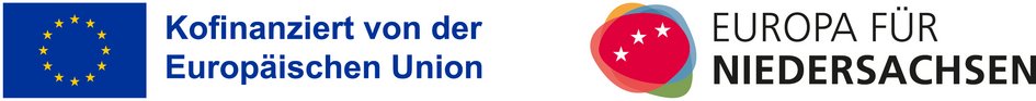 Logos kofinanziert von der EU und Europa für Niedersachsen