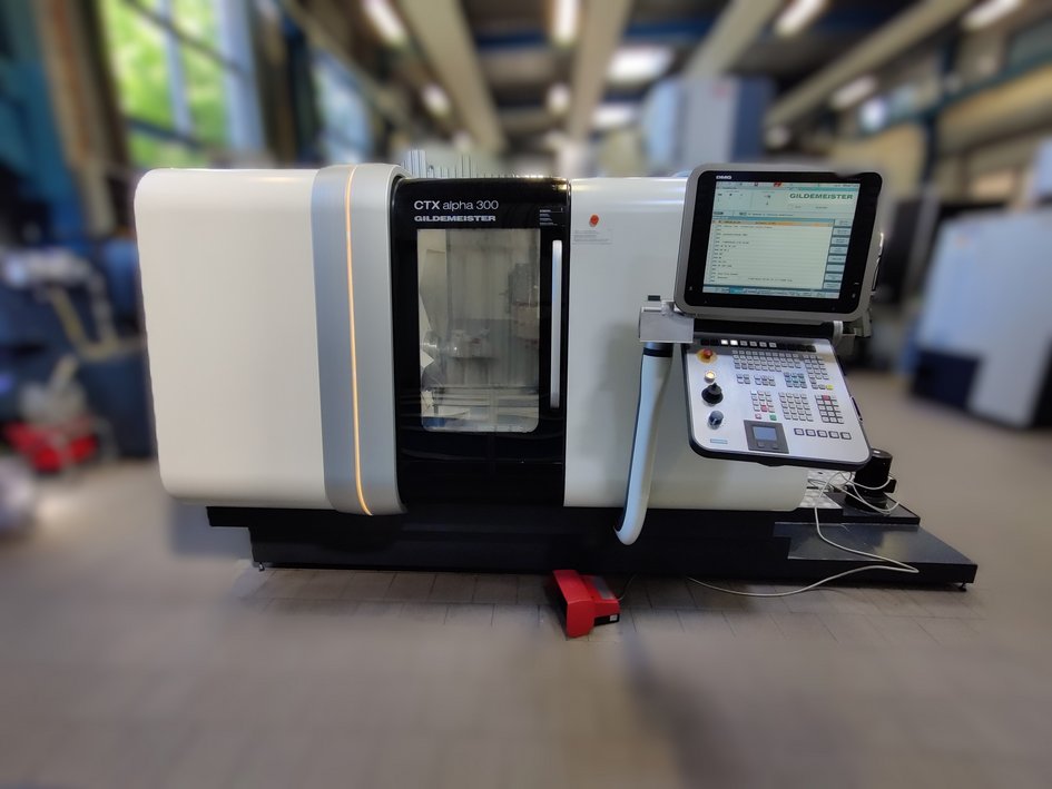 GILDEMEISTER CTX Alpha300 CNC-Drehmaschine (öffnet Vergrößerung des Bildes)