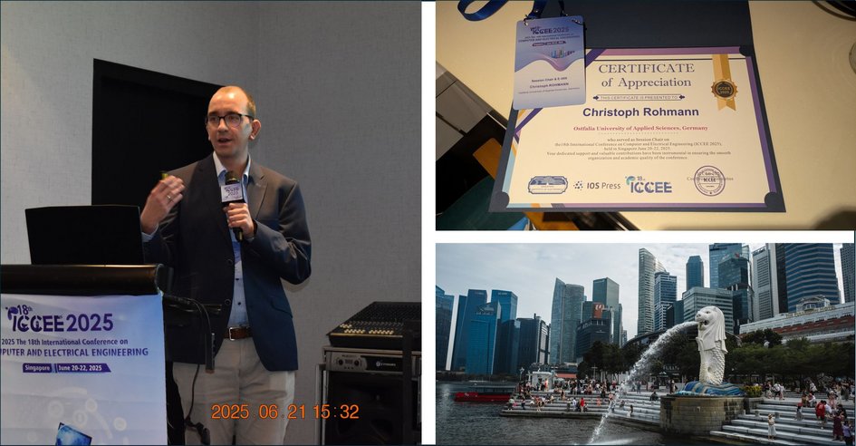 Christoph Rohmann auf der ICCEE 2025