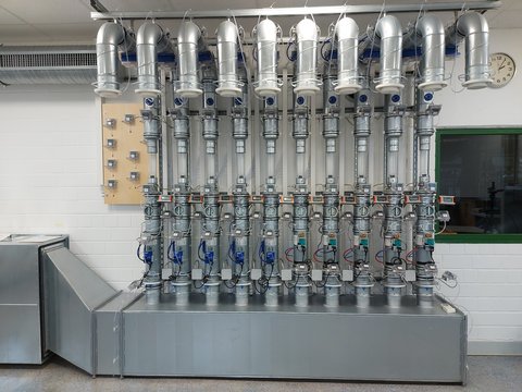 Bild von Mehrzonen-Anlagen mit Volumenstromreglern und variablen Volumenströmen.