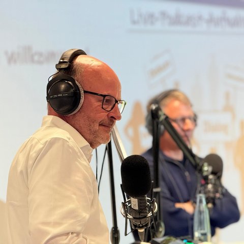 Ostfalia-Live-Podcast at WOW! (opens enlarged image)