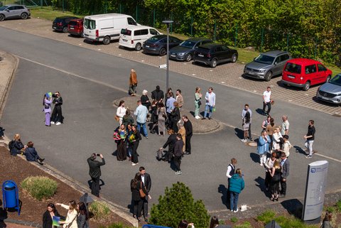 Abschlussfeier 2025 an der Ostfalia am Campus Salzgitter (öffnet Vergrößerung des Bildes)