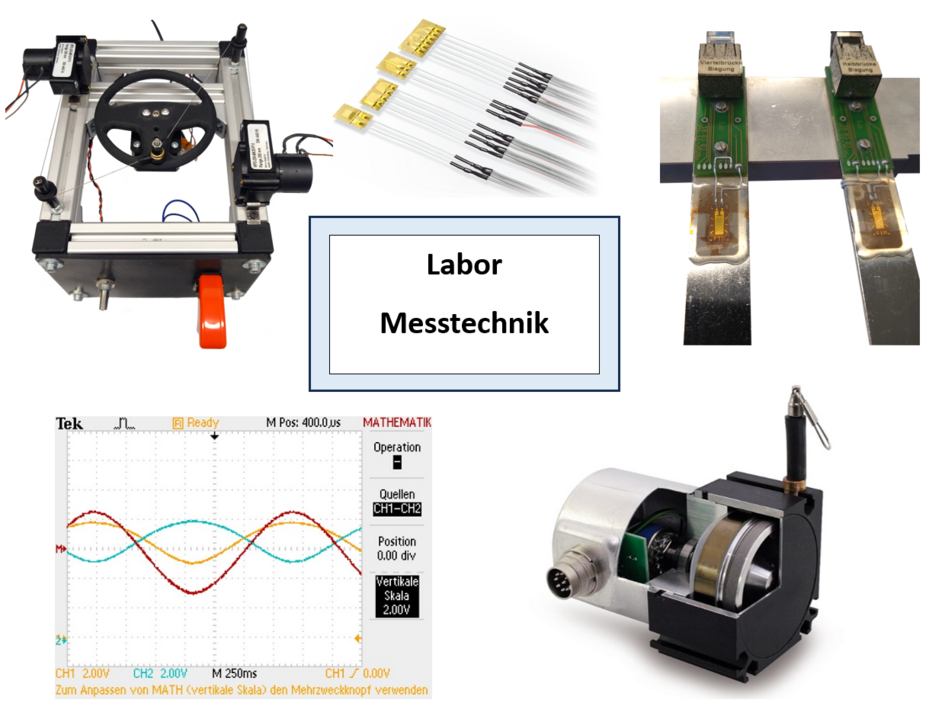 Visualisierung des Grundlagenabors zum Thema Messtechnik an der Fakultät Maschinenbau der Ostfalia Hochschule für angewandte Wissenschaften in Wolfenbüttel.