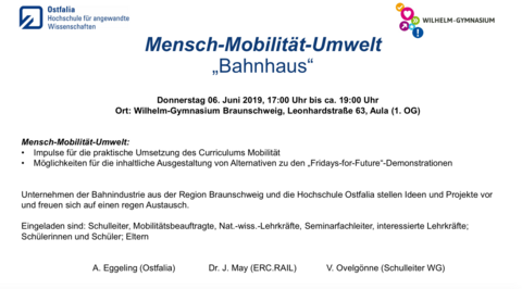 Programm der Veranstaltung: Bahnhaus 1 (öffnet Vergrößerung des Bildes)