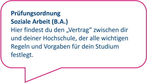 Dekorativ: Hier findest du den „Vertrag“ zwischen dir und deiner Hochschule, der alle wichtigen Regeln und Vorgaben für dein Studium festlegt.