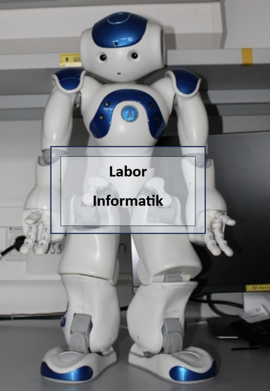 Der Nao-Roboter der Fakultät Maschinenbau der Ostfalia Hochschule für angewandte Wissenschaften.