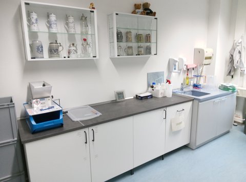 Das Braulabor innerhalb des Labors für Bioverfahrenstechnik im Labor für Bioverfahrenstechnik