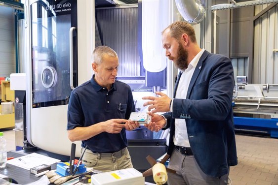 Prof. Klawonn & Prof. Strube im Gespräch