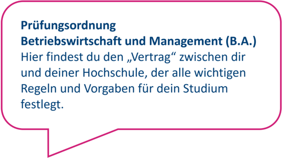 Dekorativ: Hier findest du den „Vertrag“ zwischen dir und deiner Hochschule, der alle wichtigen Regeln und Vorgaben für dein Studium festlegt.