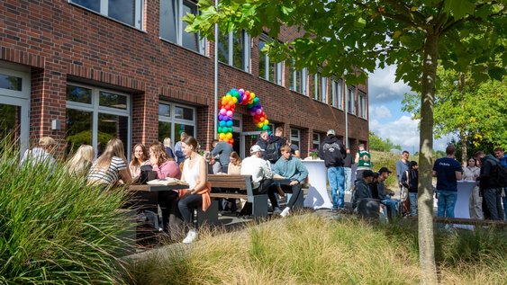 Hier feiern wir die Welcome-Week mit unseren neuen Studierenden