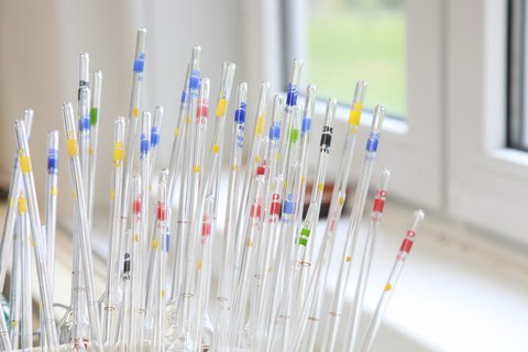 Nahaufnahme Ausstattung im Labor für Immissionsschutz