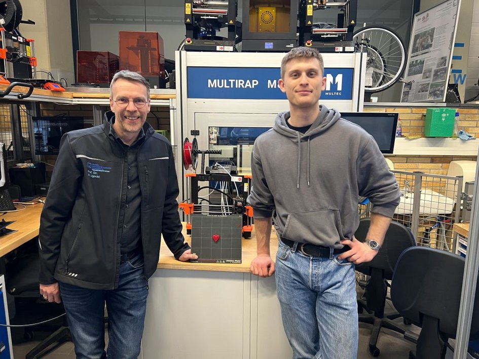 Prof. Dr. Andreas Ligocki und Moritz Maurischat.