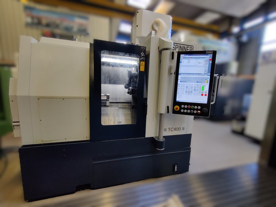 SPINNER TC 400 CNC-Drehmaschine (öffnet Vergrößerung des Bildes)