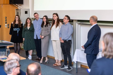 Abschlussfeier 2025 an der Ostfalia am Campus Salzgitter (öffnet Vergrößerung des Bildes)