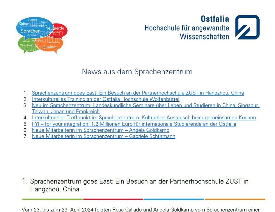 Newsletter Juni 2024