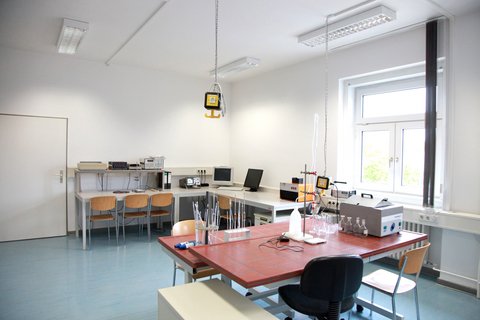 Einblick in das Labor für Physikalische Chemie