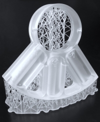 Ein CAD-Modell eines Aktuators, das an der Ostfalia Hochschule entwickelt worden ist.