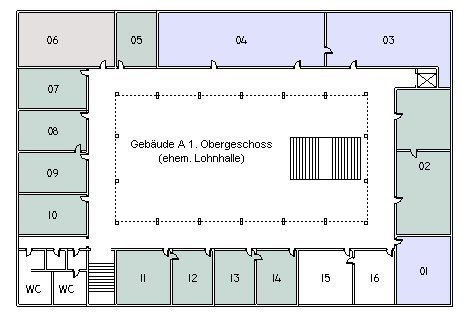 Gebäude A 1. Obergeschoss