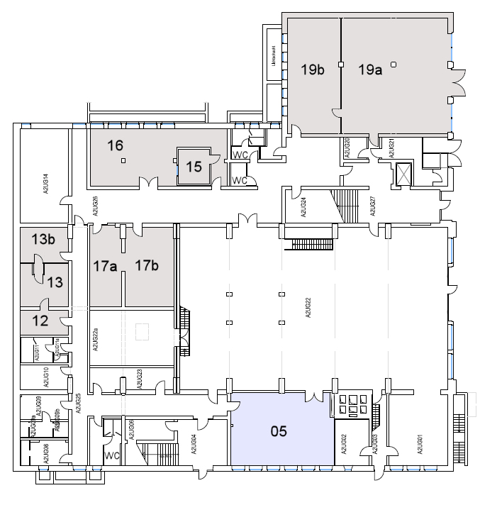 Gebäude A 2. Untergeschoss