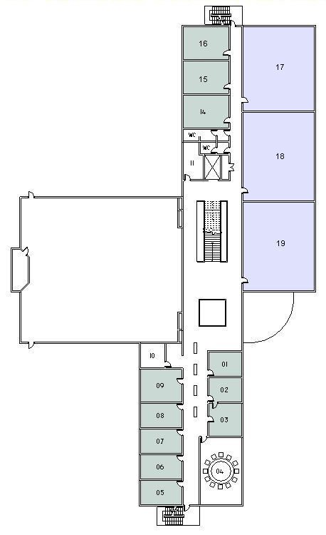 Gebäude B 1. Obergeschoss