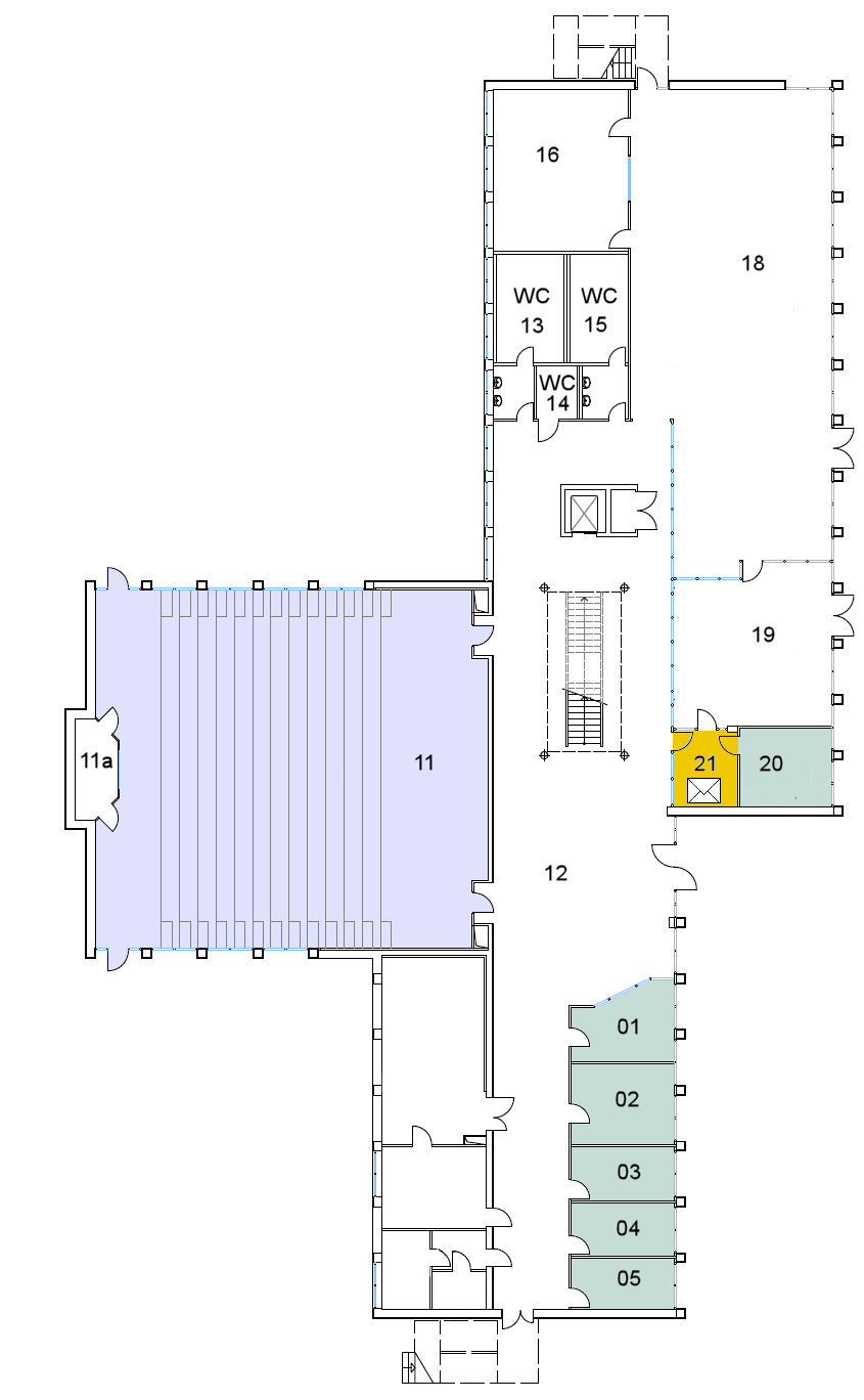 Gebäude B Erdgeschoss