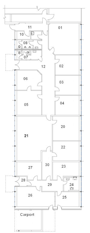 Gebäude D Erdgeschoss