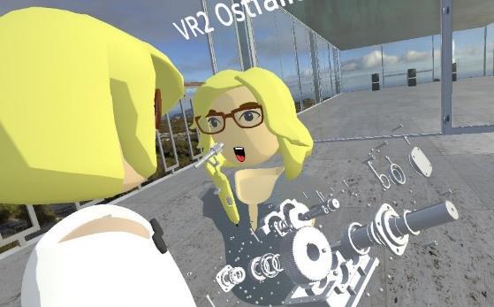 Design Review eines Getriebes im virtuellen Besprechungsraum